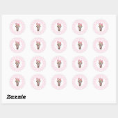 Candy Buffet Pink Whimsical Stickers (Blatt)