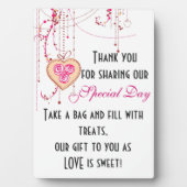 Candy Buffet Sign Fotoplatte (Vorderseite)