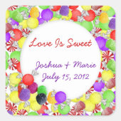 Candy Buffet Sticker (Vorderseite)
