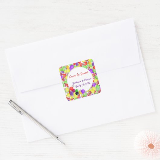 Candy Buffet Sticker (Umschlag)