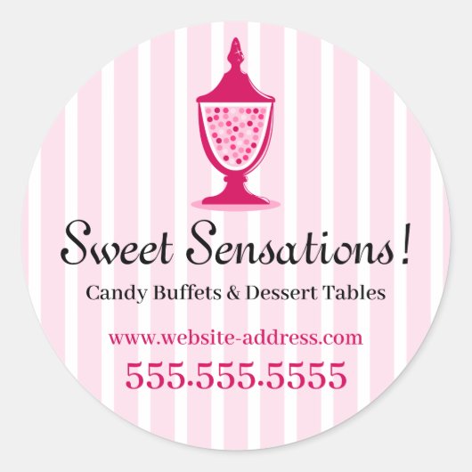 Candy Buffet Stickers (Vorderseite)