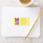 Candy Bunny essable Adressaufkleber (Insitu)
