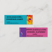 CANDY BUSINESS CARDS MINI VISITENKARTE (Vorne/Hinten)
