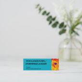 CANDY BUSINESS CARDS MINI VISITENKARTE (Stehend Vorderseite)