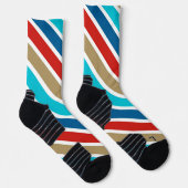 Candy Button Weihnachten Zeitgenössisch Socken (Rechts)