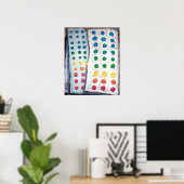 "Candy Buttons" Poster (Heimbüro)