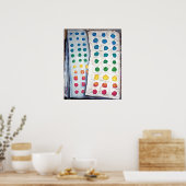 "Candy Buttons" Poster (Küche)
