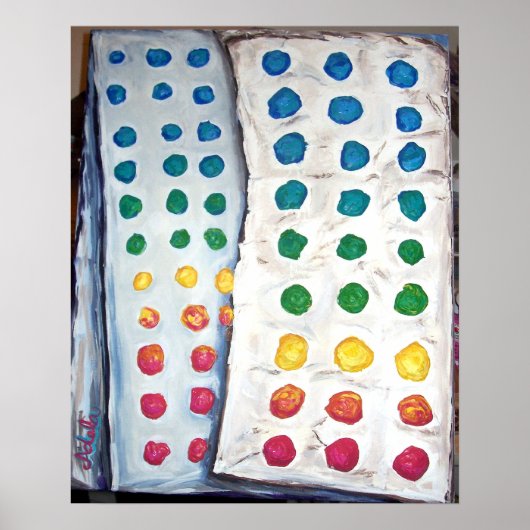 "Candy Buttons" Poster (Vorne)