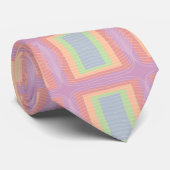 Candy Cake Pastellfarbblock Krawatte (Gerollt)