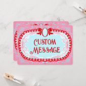 Candy Cameo Custom Karte (Vorderseite/Rückseite Beispiel)
