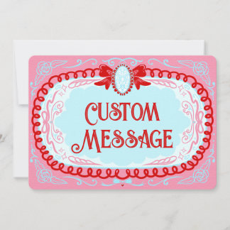 Candy Cameo Custom Karte