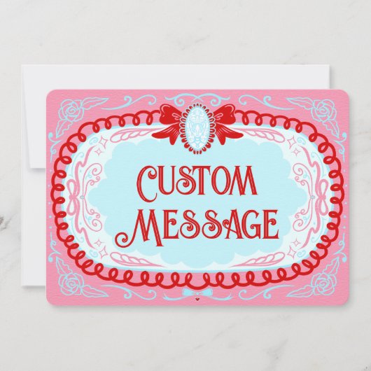 Candy Cameo Custom Karte (Vorderseite)