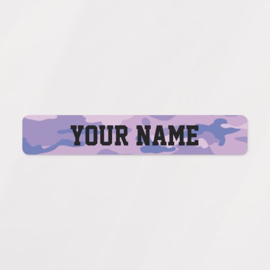 Candy Camouflage Echt klebrige wasserdichte Labels Etiketten (Design 2)