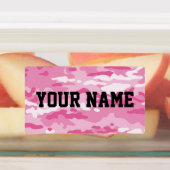 Candy Camouflage Große Rechteck Labels Etiketten (Befestigt)