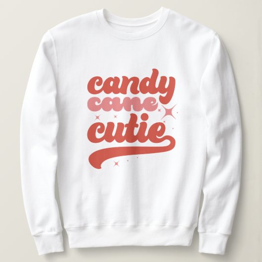 Candy Cana Süsse Weihnachten Sweatshirt (Design vorne)