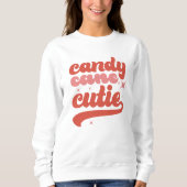 Candy Cana Süsse Weihnachten Sweatshirt (Vorderseite)