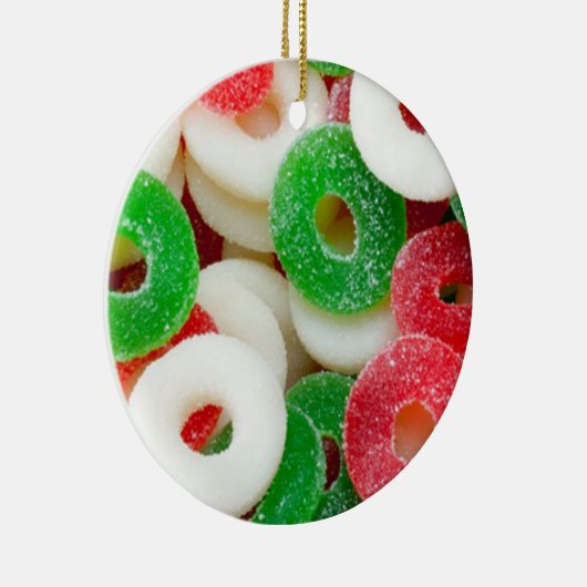 ***CANDY CANDY CANDY** CHRISTMAS ORNANAMENT KERAMIK ORNAMENT (Rechts)