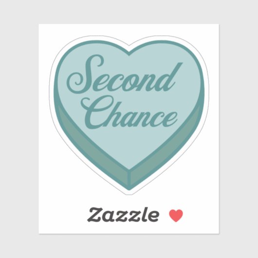 Candy Candy heart - Second Chance Aufkleber (Blatt)