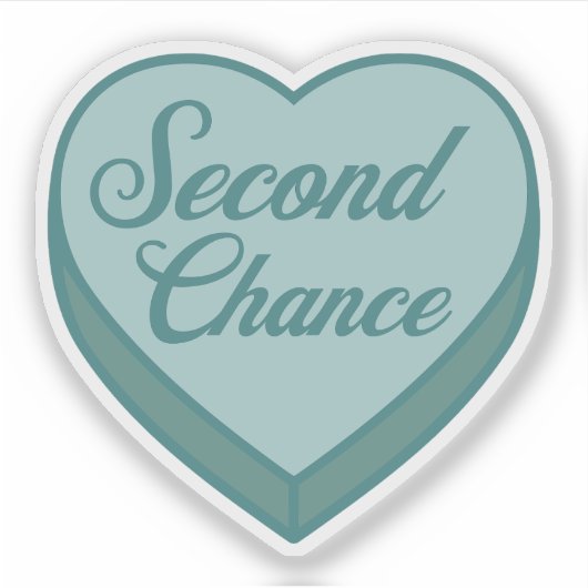 Candy Candy heart - Second Chance Aufkleber (Vorderseite)