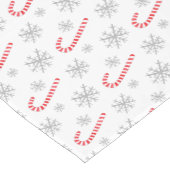 Candy Candy Snowflakes Kurzer Tischläufer (Ecke)