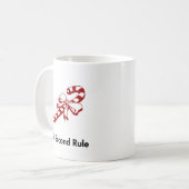 Candy Cane 5 Zweite Regel Kaffeetasse (Vorderseite Links)