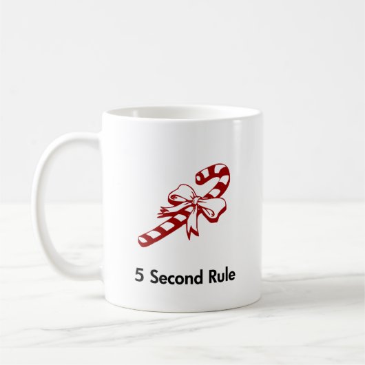 Candy Cane 5 Zweite Regel Kaffeetasse (Links)