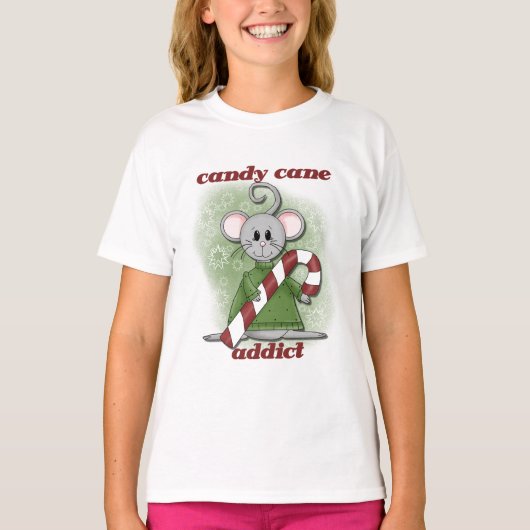 Candy Cane Addict Tshirts und Geschenke (Vorderseite)