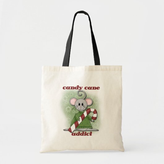 Candy Cane Addict Tshirts und Geschenke Tragetasche (Vorne)
