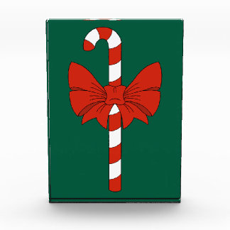 Candy Cane and Bow Fotoblock