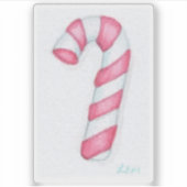 Candy Cane Aufkleber (Vorderseite)