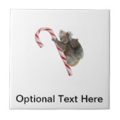 Candy Cane Australian Koala Bears Fliese (Vorderseite)
