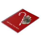 Candy Cane Australian Koala Bears Notizblock (Linke Seite)