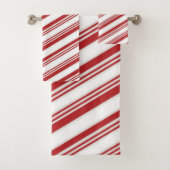 Candy Cane Badhandtuch Set (Insitu)