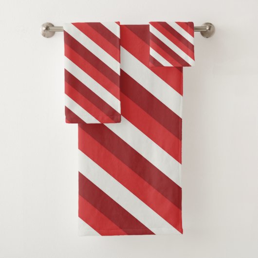 Candy Cane Badhandtuch Set (Insitu)