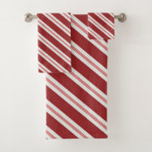 Candy Cane Badhandtuch Set (Insitu)
