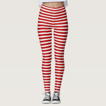 Candy Cane Basics Elf Leggings