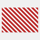 Candy Cane Basics - Geschenkwrap für klassische St Geschenkpapier Set (Vorderseite)