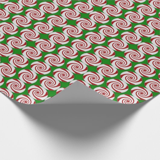 Candy Cane Basics Peppermint Drop #2 Geschenkpapier (Ecke)