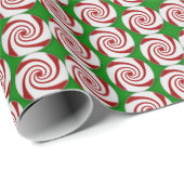 Candy Cane Basics Peppermint Drop #2 Geschenkpapier (Rolleneckpunkt)