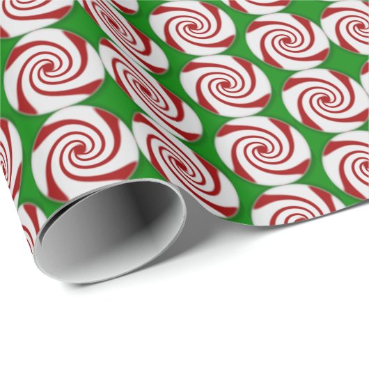 Candy Cane Basics Peppermint Drop #2 Geschenkpapier (Rolleneckpunkt)