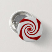 Candy Cane Basics Peppermint Drop Button (Vorne & Hinten)