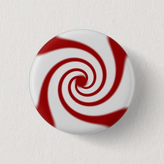 Candy Cane Basics Peppermint Drop Button (Vorderseite)