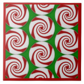 Candy Cane Basics Peppermint Drop Fliese (Vorderseite)