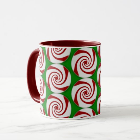 Candy Cane Basics Peppermint Drop Tasse (Vorderseite Links)