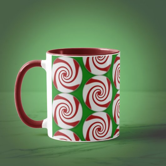Candy Cane Basics Peppermint Drop Tasse