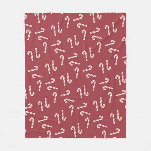 Candy Cane Blanket Fleecedecke (Vorderseite)