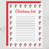 Candy Cane Boarder Clipart Weihnachtscreme (Vorne/Hinten)