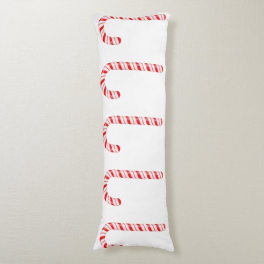 Candy Cane Body Pillow Seitenschläferkissen (Vorderseite Vertikal)