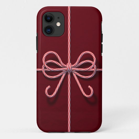 Candy Cane Bow iPhone 5 Fall Case-Mate iPhone Hülle (Rückseite)