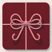 Candy Cane Bow Untersetzer (Vorderseite)